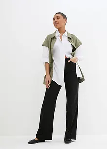 Bukse i bengalin med stretch og komfortlinning, bonprix