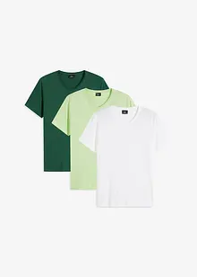 T-shirt med V-hals (3-pack), bonprix