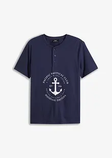 Henley-shirt av økologisk bomull, bpc bonprix collection