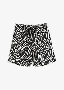 Paperbag-shorts med snøring, bonprix