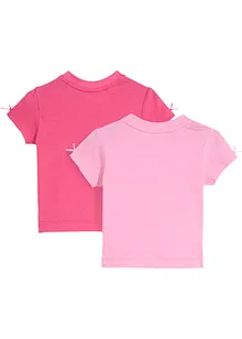 T-shirt av økologisk bomull til baby (2-pack), bpc bonprix collection