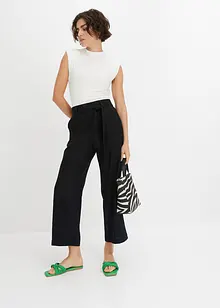 Culottes i luftig linmiks, bonprix
