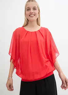 Tunika i chiffon med topp under, bonprix