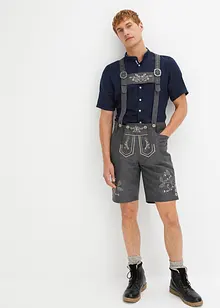 Drakt-shorts av imitert skinn, bonprix