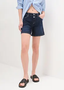 Wide Leg-jeans, Mid Waist, shorts, økologisk bomull, John Baner JEANSWEAR