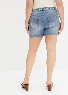 Jeans-shorts med broderi, BODYFLIRT