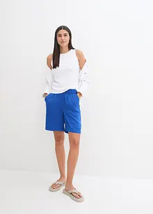 Slip on-shorts med struktur-effekt og komfortlinning, bonprix