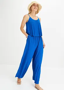 Plissert jumpsuit i jersey, bonprix