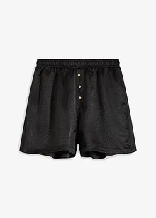 Vevd sateng-shorts, bonprix