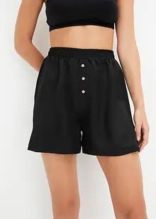 Vevd sateng-shorts, bonprix