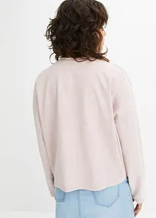 Sweatshirt med print i Used-look, bonprix