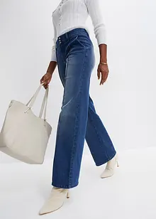 Wide Leg-jeans Mid Waist, bonprix