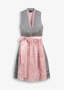 Dirndl med brodert forkle (2-delt sett), bonprix