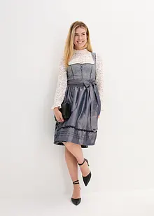 Dirndl med jaquard og forkle (2-delt sett), bonprix