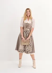 Dirndl med paljett-forkle, bonprix