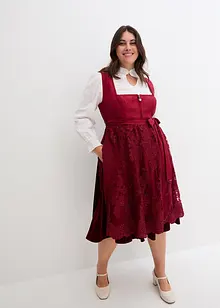 Dirndl med brodert forkle (2-delt sett), bonprix