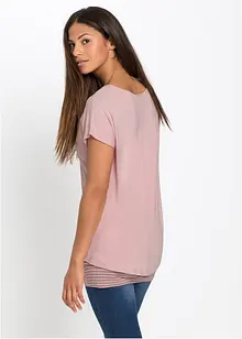 Lang topp i 2-i-1-modell, bonprix