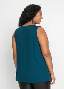 Topp i bærekraftig viskose med glidelås, bonprix