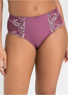 Formende truse med broderi (2-pack), bonprix