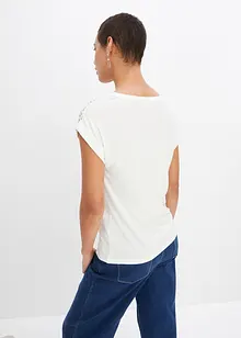 Topp med blonder, bonprix