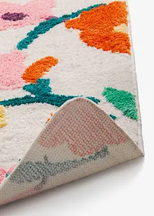 Tuftet badematte med flerfarget blomstermønster, bonprix
