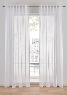 Ensfarget gardin av lett voile (1-pack), bonprix