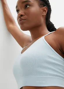 Feel Comfort Seamless-BH-topp i ribbemateriale, bonprix