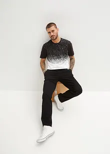 Relaxed Fit-pull on-bukse i chinos-modell med stretch, Straight, bonprix