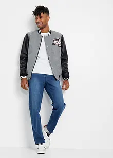 Classic Fit Power-Stretch-jeans med T-400 med komfortsnitt, Tapered, bonprix