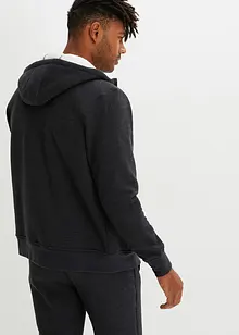 Varmende sweatjakke med mykt fleecefôr, bonprix