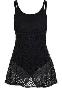 Badekjole med blonder, bonprix