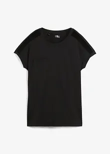 Ledig topp med blonder, bonprix
