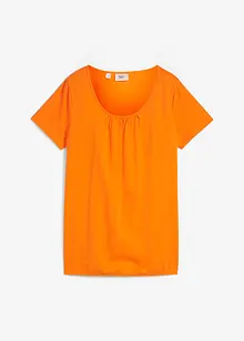 Topp i 100% bomull, kortermet, bonprix