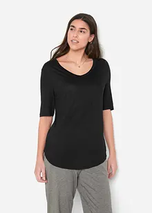 Lang topp i myk viskose (2-pack), bonprix