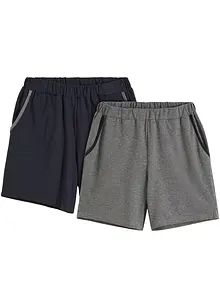 Pyjamasbukse kort (2-pack), bonprix
