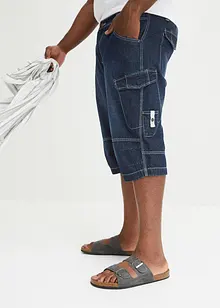 Lang bermudashorts i lett denim, Relaxed Fit, bonprix