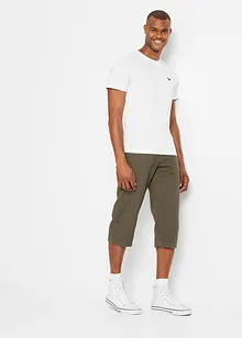 Lang bermudashorts i ren bomull, Regular Fit, bonprix