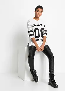 Oversized topp i 100% økologisk bomull, bonprix