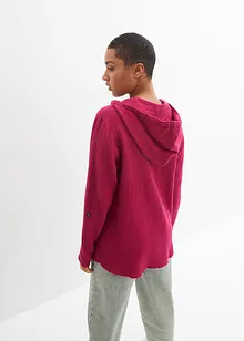 Musselinbluse i ren bomull, bonprix