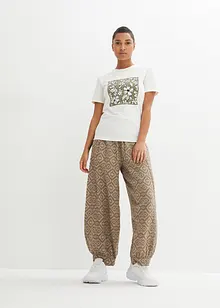 Haremsbukse i 100% bomull, bonprix