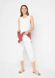 Lang topp av myk viskose, 2-pack, bonprix