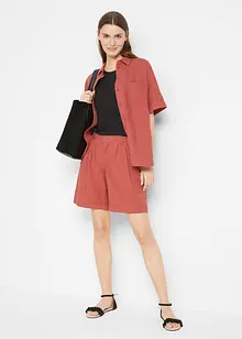 Lang topp av myk viskose, 2-pack, bonprix