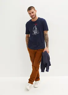 T-skjorte i 100% økologisk bomull (2-pack), bonprix