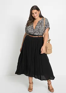 Bluse i 100% viskose, bonprix