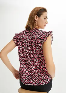 Blusetopp med print, bonprix