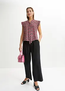 Blusetopp med print, bonprix