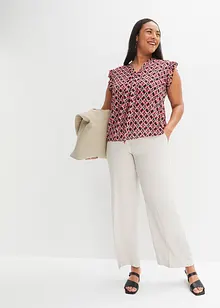 Blusetopp med print, bonprix