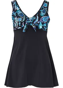 Lang tankini topp med brede stropper, bonprix