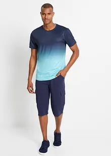 T-skjorte i funksjonsmateriale med fargegradering, bonprix
