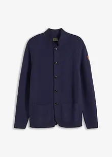 Strikket blazer med drakt-look, bonprix